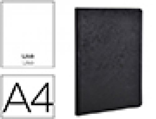 Caderno clairefontaine capa cartolina din a4 liso 96 folhas cor preto , Clairefontaine , 63261 , 3329687914019